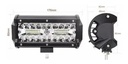 Faro Auxiliar Led Moto Auto Con Soportes 120w Cree