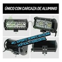 Faro Auxiliar Led Moto Auto Con Soportes 120w Cree