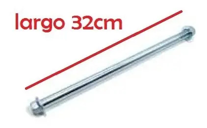 Eje Rueda Trasero Fz Skua 150 Rouser 220 Honda Cb 250 15x310