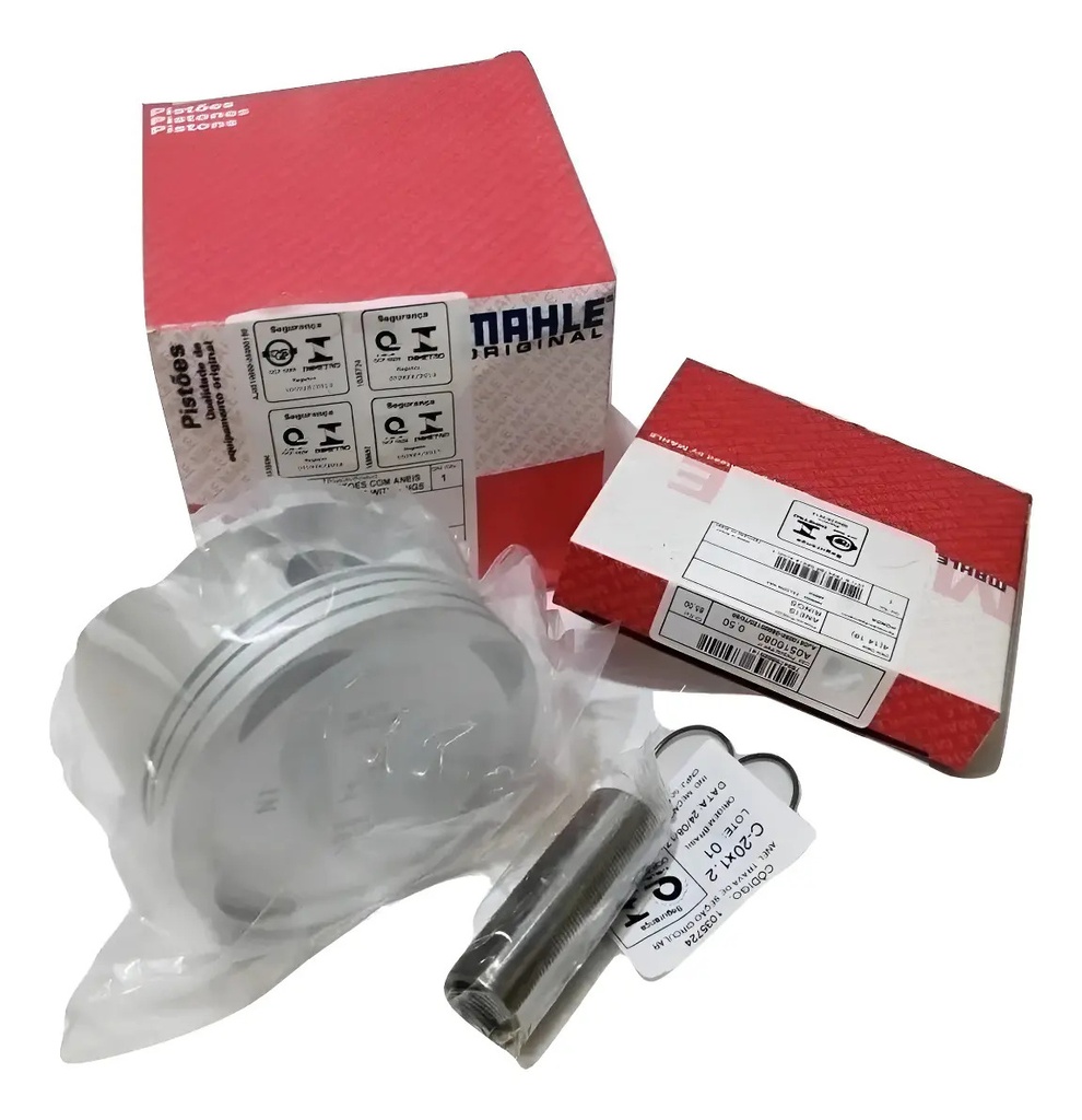 Kit Piston Honda Biz 125 Mahle Brasil Std A 1mm