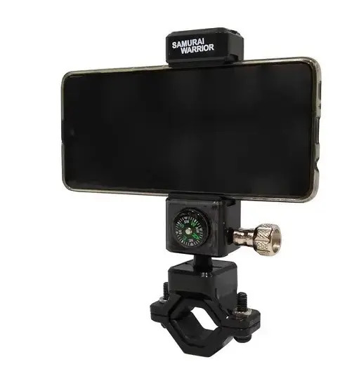 Soporte Celular Gps Moto Bici Samurai Yf5 Luz Led Brujula