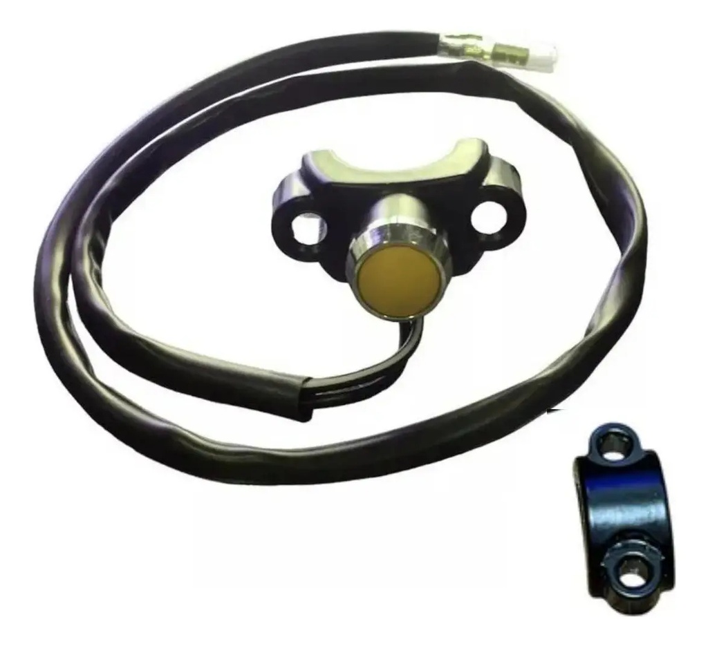 Boton De Arranque Moto Universal Amarillo