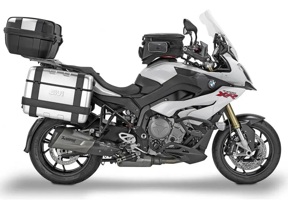 Lateral Baul Turismo Bolso 33 Lts Trekker Monokey Trk33n Rpm Plateado