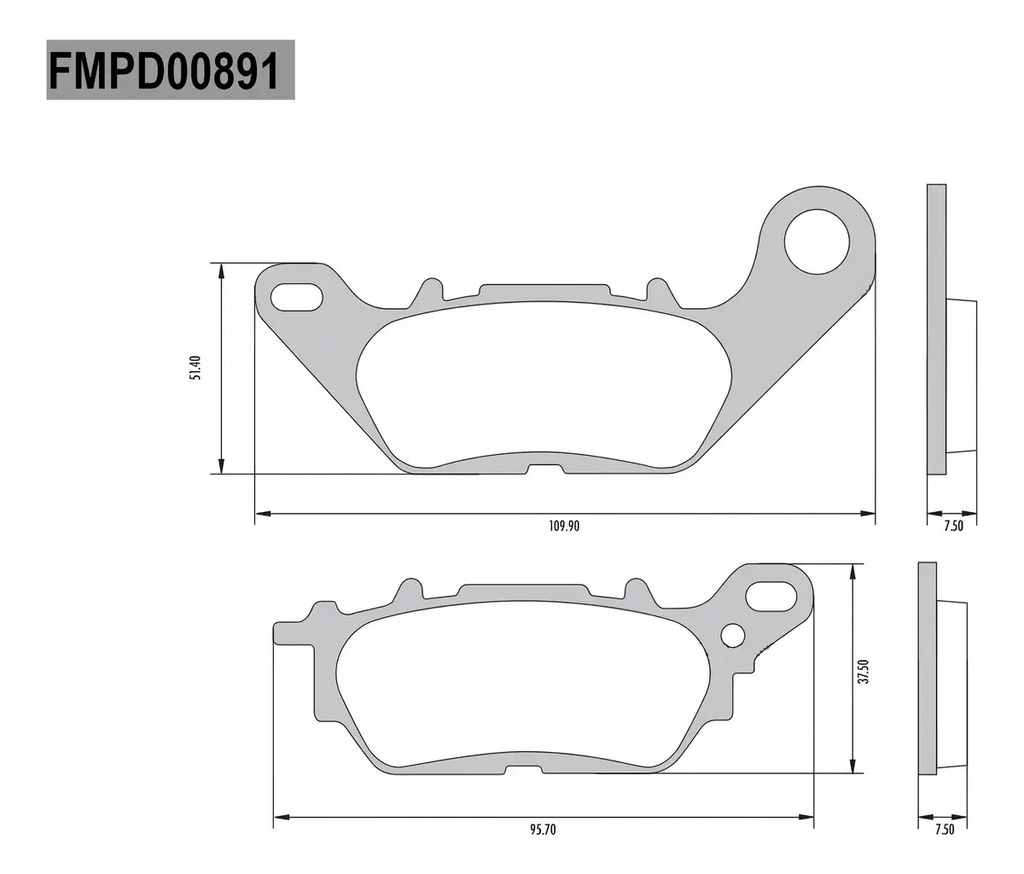 Pastillas Freno Frasle Del Yamaha Ybr 125 Ed New Crypton Rpm
