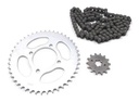Kit De Transmision Yamaha Ybr 125 14/45 428-118 Rpm Negro