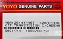 Kit De Transmision Yamaha Ybr 125 14/45 428-118 Rpm Negro
