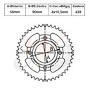 Corona Transmision  Sapucai 150 Z35 Para Bujes Y  Seeger Plateado