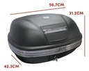 Baul Moto Givi E460nt 46 Litros 2 Cascos Rpm Negro
