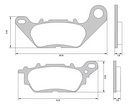 Pastillas De Freno Moto Yamaha Ybr 125 Ed New Crypton Rpm