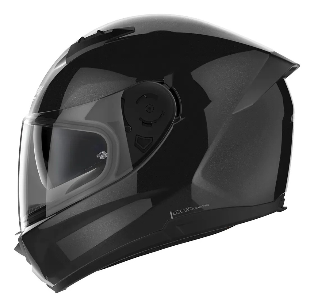 Casco Moto Integral Nolan N60-6 Special Doble Visor Rpm Negro Metalico 012 Brillante Xl