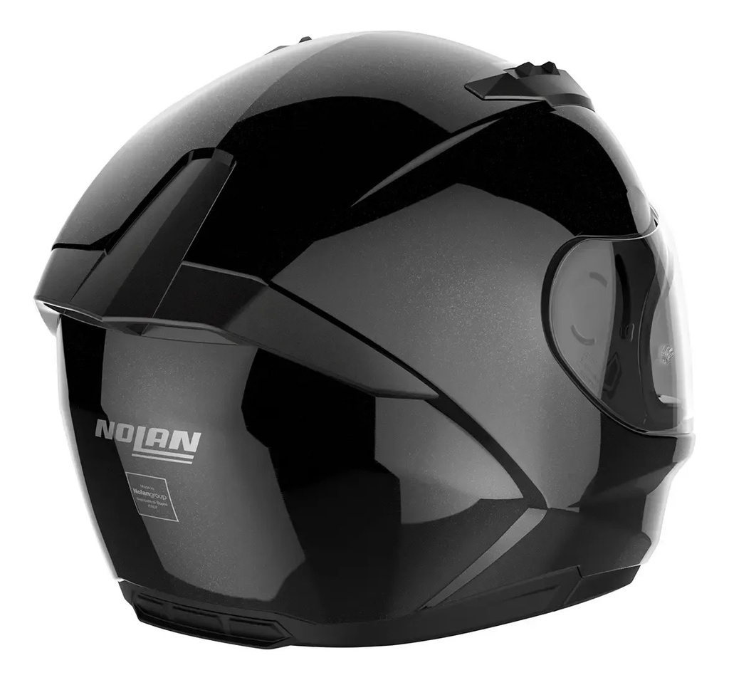 Casco Moto Integral Nolan N60-6 Special Doble Visor Rpm Negro Metalico 012 Brillante Xl
