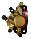 Caliper Freno Delantero Yamaha New Crypton Pastillas Negro 