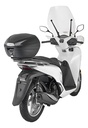 Baul Trasero Moto Givi B330nt 33 Lts Monolock 1 Casco Rpm Negro/gris