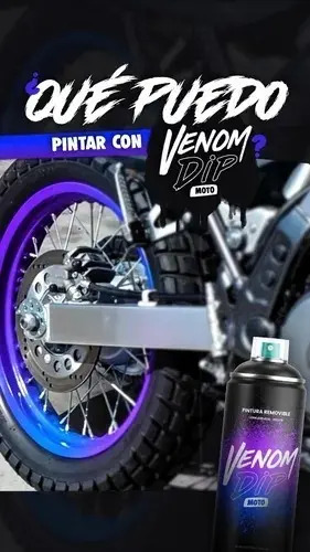 Pintura Removible Moto En Aerosol Venom Rojo.ironman Rpm Rojo.ironman