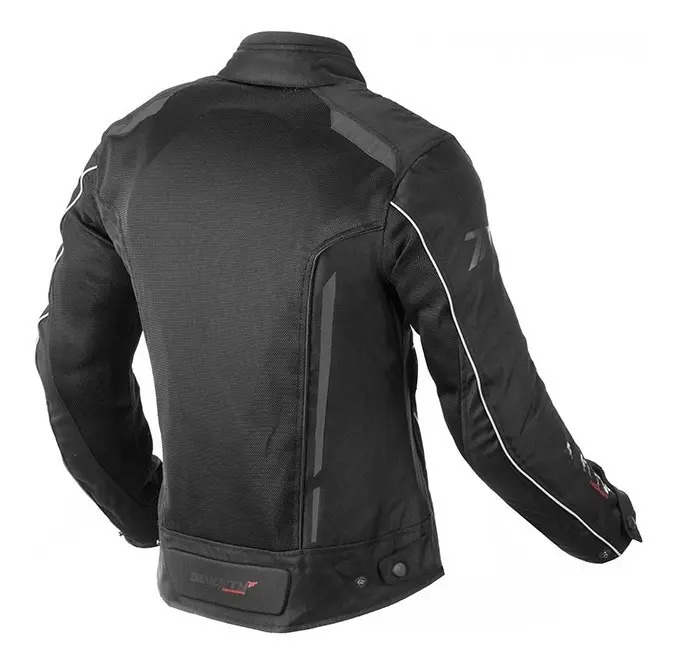 Campera Moto Mujer Seventy Sd-jt36 Cordura Negro Gris Rpm Negro/gris M