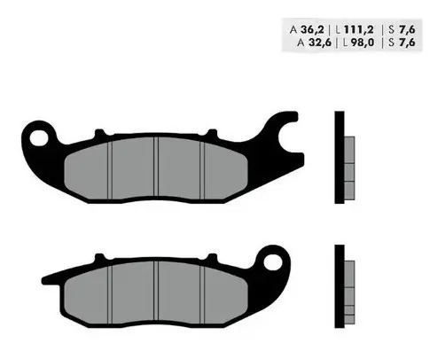 Pastilla Freno Brenta (fa375) Honda Invicta 150 Cg 150 Del