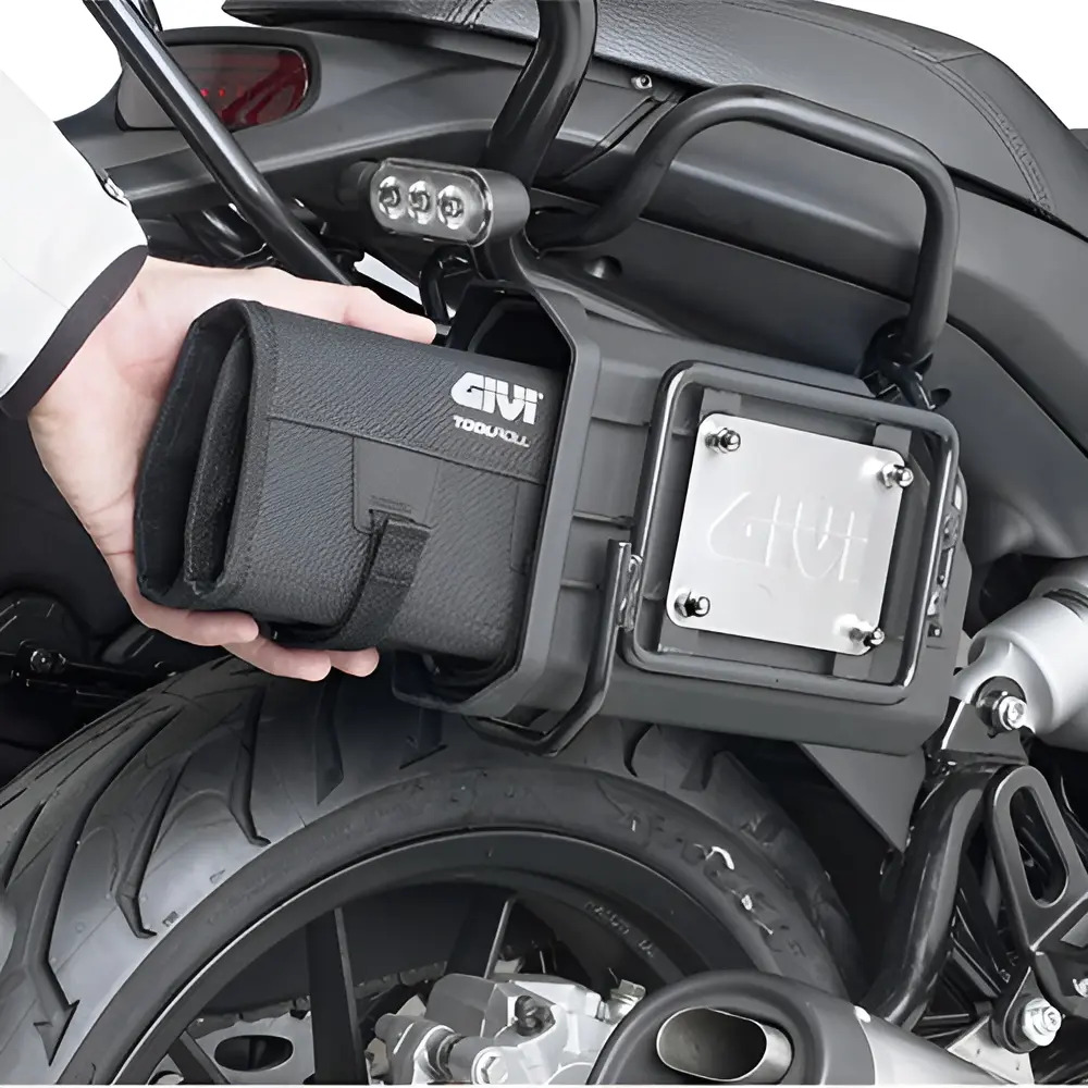 Bolsa Porta Herramienta Moto Givi Enrollable Rpm Negro