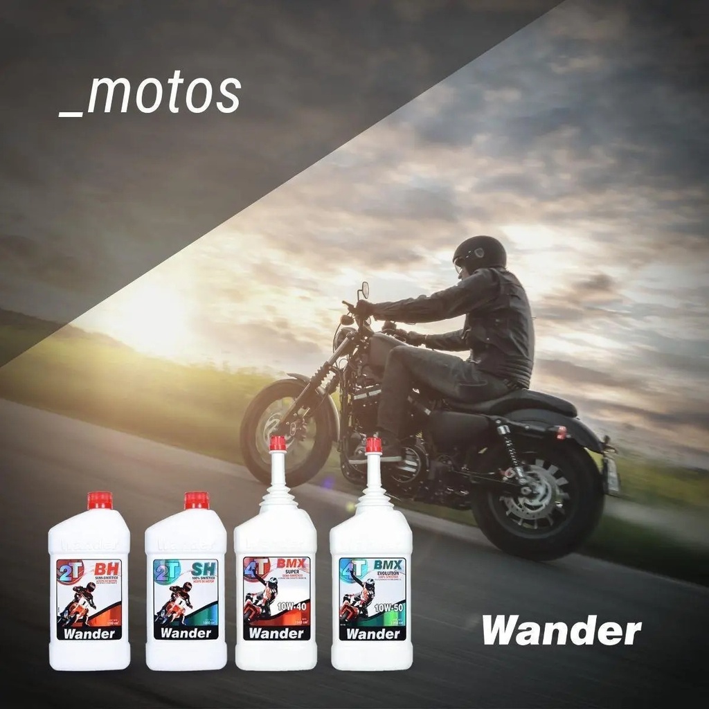 Aceite Wander 4t Mineral Moto 20w-50 X 1 L