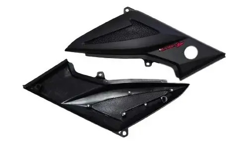 Juego De Cachaa Lateraes  Bajaj Rouser Ns 200 Negro