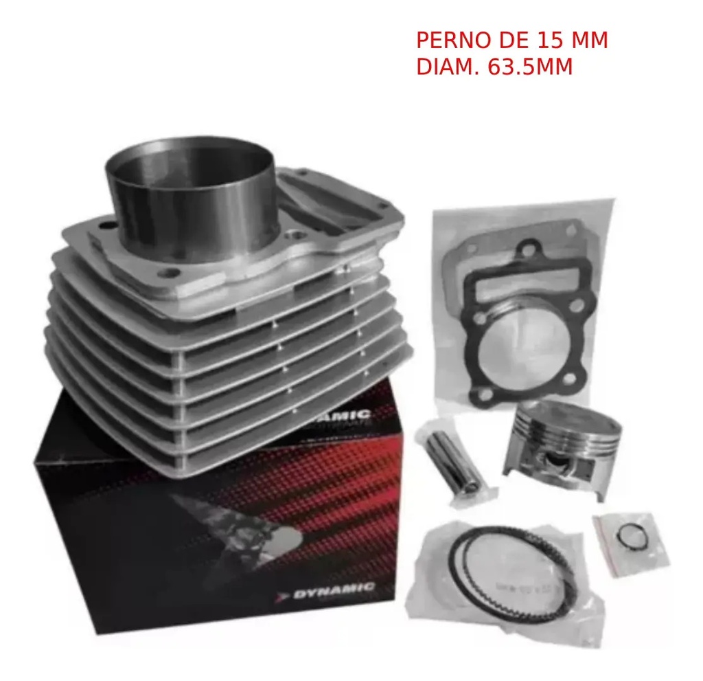 Kit Cilindro Piston Completo Dakar Triax 200 63.5mm