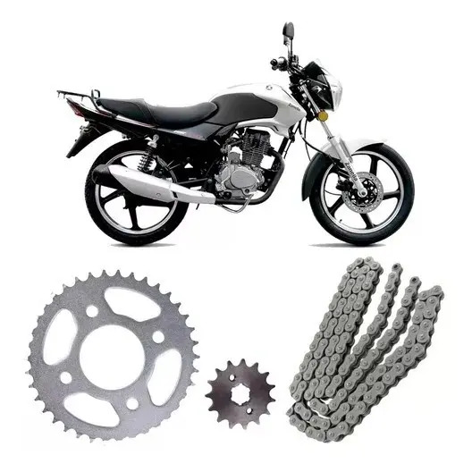 Kit Transmision Completa  Zanella Rx 150 Con Bujes   Rpm Gris