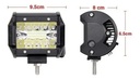 Faro Barra 20 Leds Auxiliar Reflector Proyector Led Lancha