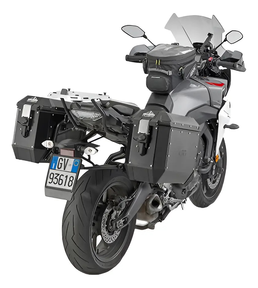 Baul Lateral Givi Trekker Alaska 36lt Aluminio Negro Monokey Negro
