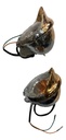 Juego  Faros Auxiliar Ambar Delantera Custom 150 Cafe Racer Derecho