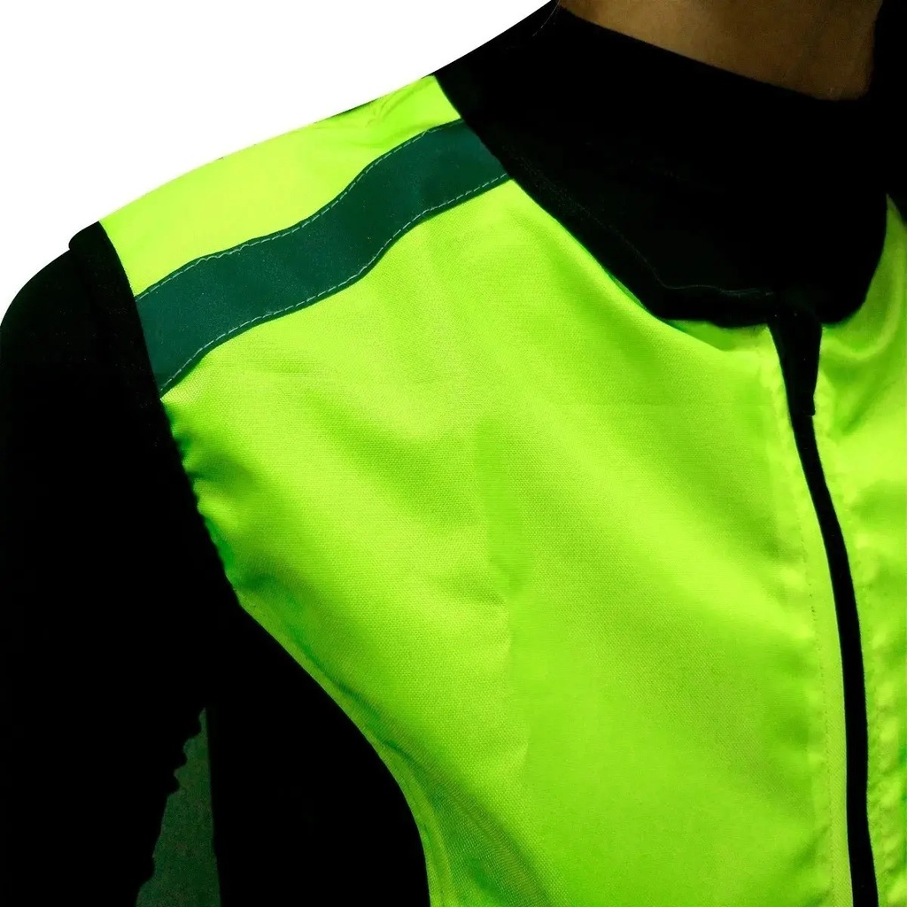 Chaleco Samurai Grecia Lady Mujer Moto Reflectivo Fluor Rpm