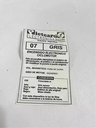 Reemplaza Platino Pietcard 07 Volante Puma Izquierdo