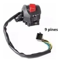 Comando Luces Zanella Rx 150 Derecho Arranque  9 Pines 