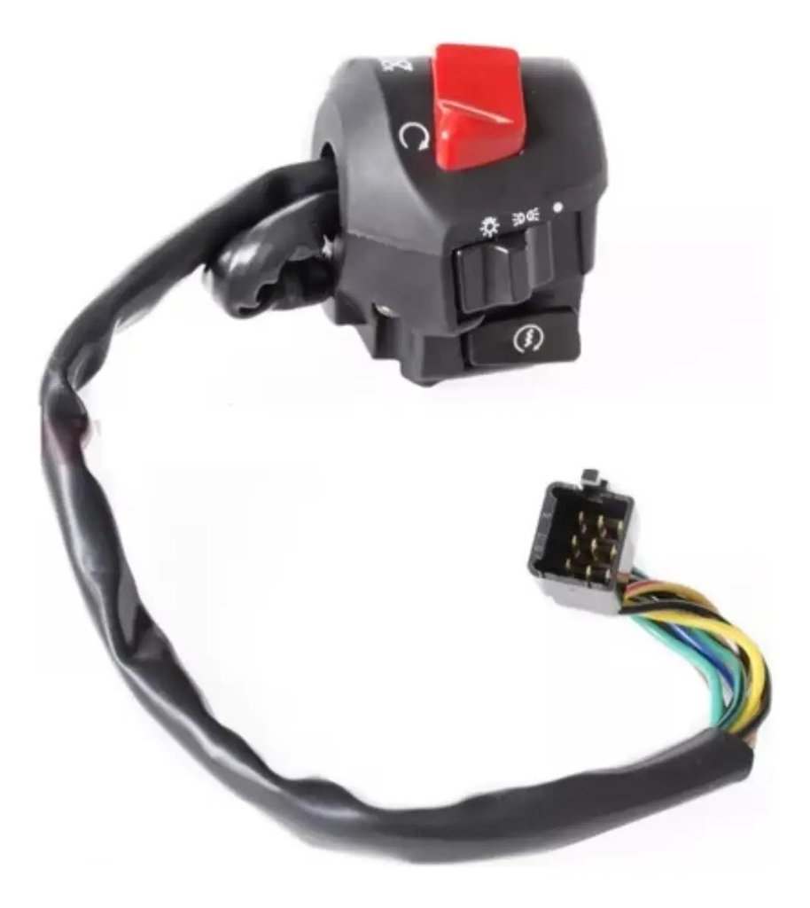 Comando Luces Zanella Rx 150 Derecho Arranque  9 Pines 