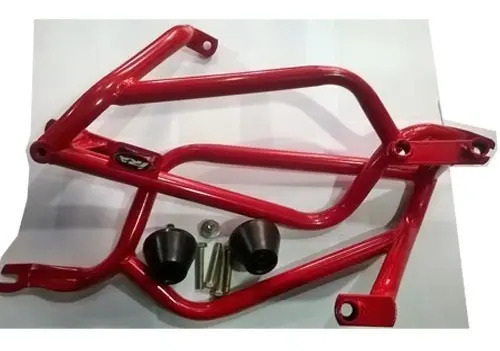 Ira Defensa Con Sliders Bajaj Ns 200 Rojo Reforzado