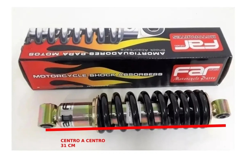 Monoshock Trasero Regulable Zanella Zr 150 250 Far Rpm