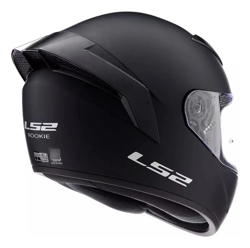 Casco Moto Integral Ls2 352 Rookie Con Spoiler Aleron Rpm