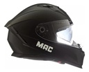 Casco Moto Integral Mac 069 Force Solid Doble Visor Rpm Negro Force Mate M