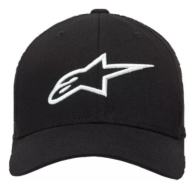 Gorra Alpinestars Ageless Curve Hat Negro Blanco Rojo Rpm