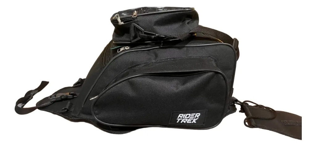 Bolso Tanque Moto Cuatriciclo  Touring  Rider Trek Rpm Negro