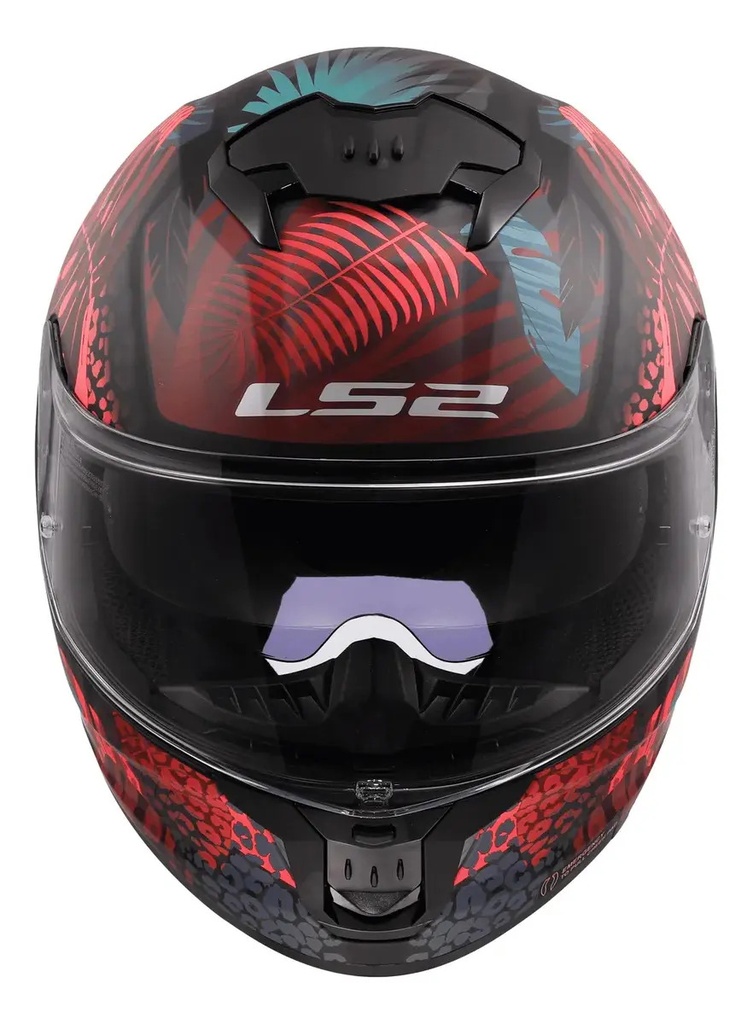 Casco Moto Integral Ls2 808 Stream Ii Jungle Rosa Mate Rpm