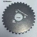 Corona De Distribucion Smash 110 Y Otras 32 Dientes Gris Oscuro