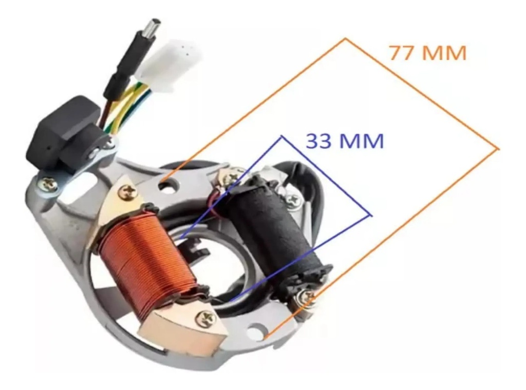 Estator Motomel Bit 2 Bobinas C/plaqueta