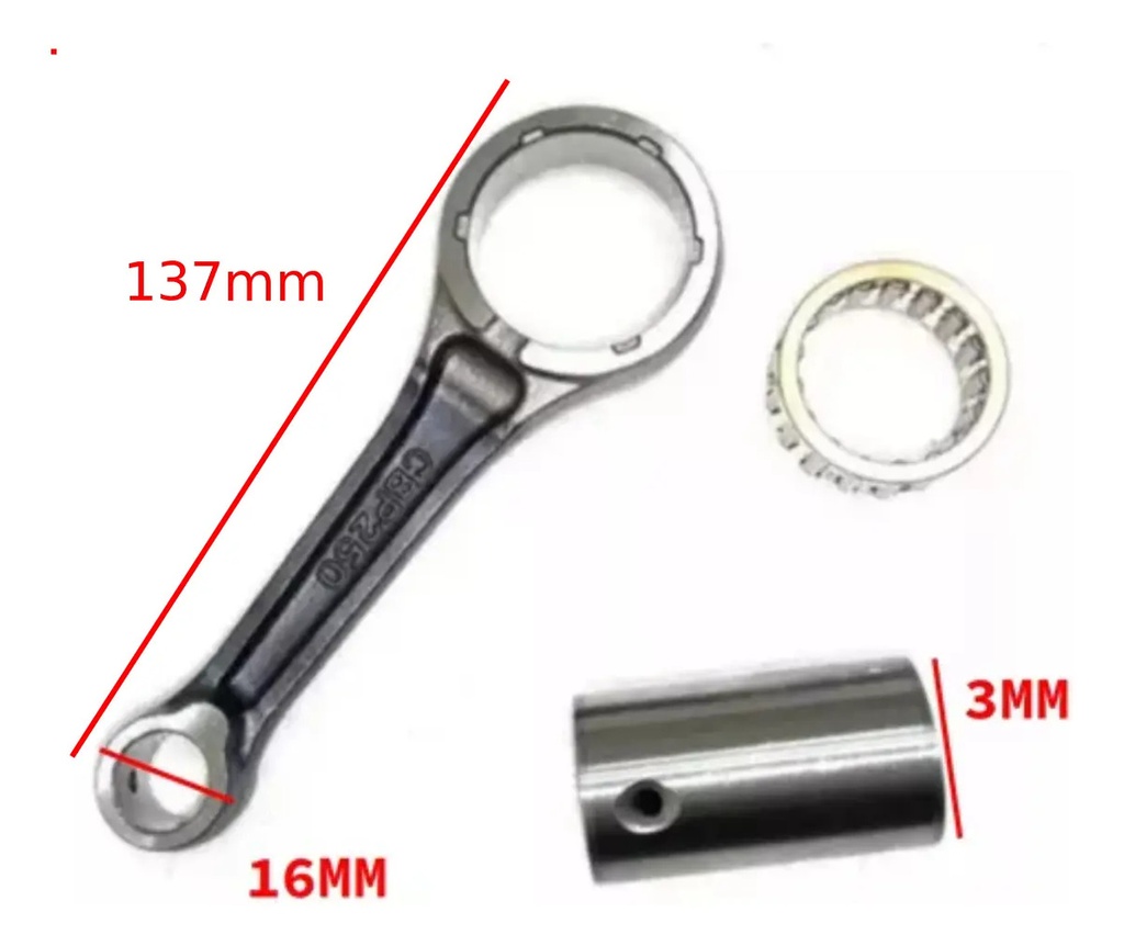 Biela Completa Motomel 200 250 Motard Perno 16 Rpm