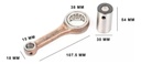 Biela Gilera Vc 200 Calidad Original Rpm