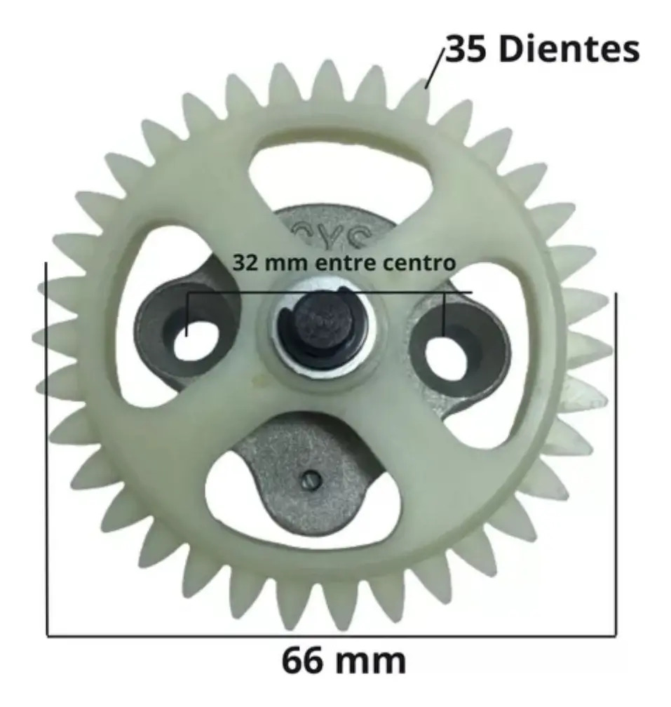 Bomba Aceite Suzuki An 125  35 Dientes Rpm