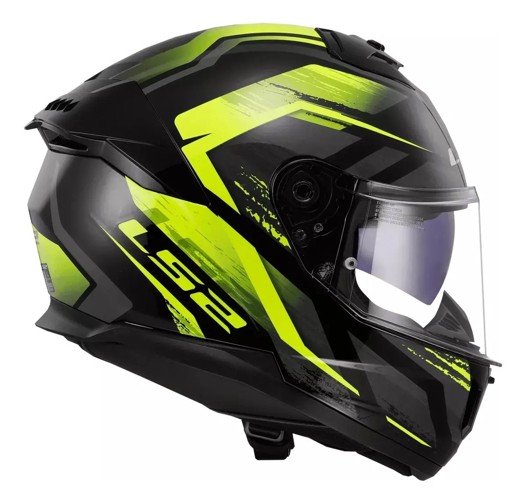 Casco Moto Integral Ls2 808 Stream 2 Fury Doble Visor Rpm