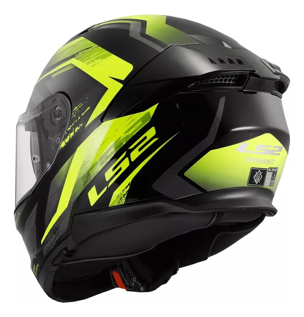 Casco Moto Integral Ls2 808 Stream 2 Fury Doble Visor Rpm