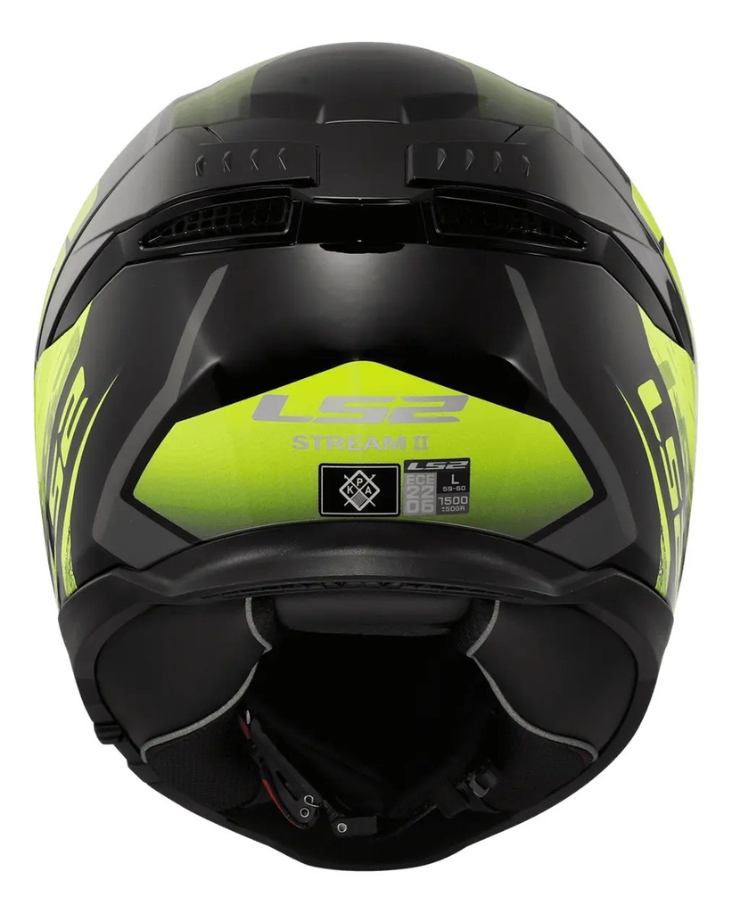 Casco Moto Integral Ls2 808 Stream 2 Fury Doble Visor Rpm