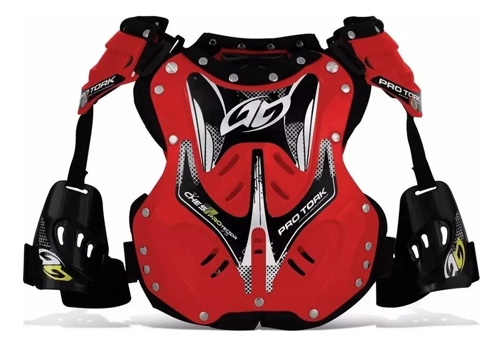 Pechera Moto Pro Tork Cross Enduro Atv Adultos Rojo Rpm Unico