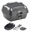 Baul Trasero 2 Cascos Moto B45+ Givi Con Red Rpm Negro