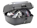 Baul Trasero 2 Cascos Moto B45+ Givi Con Red Rpm Negro